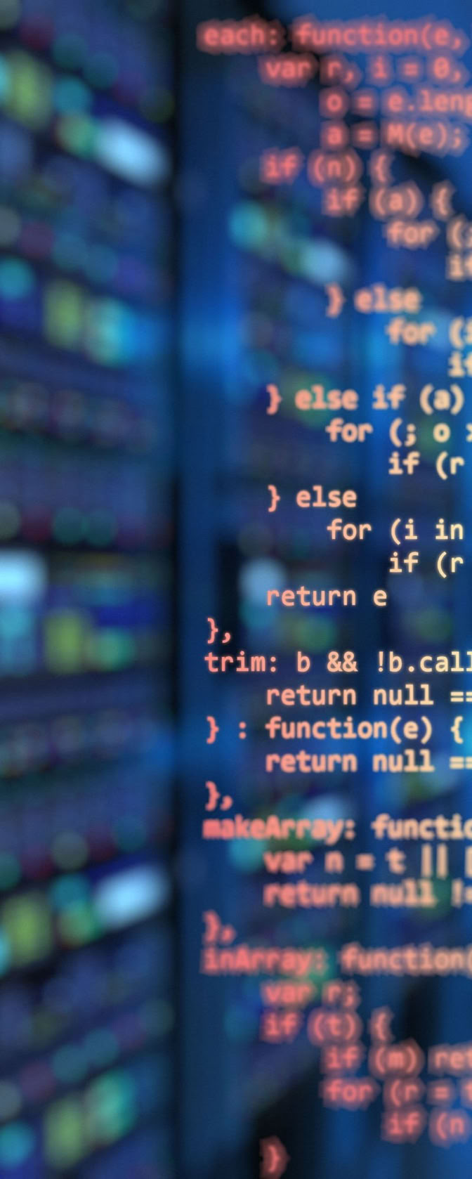 Abstract green matrix code background with binary style.